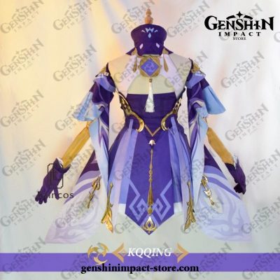 Genshin Impact Keqing Cosplay Costume Full Set / Xl