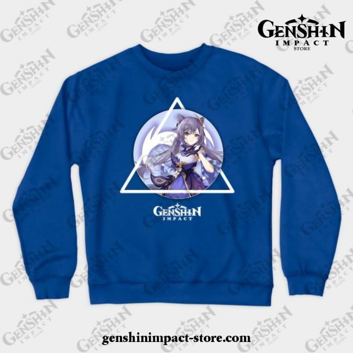 Genshin Impact - Keqing Crewneck Sweatshirt Blue / S