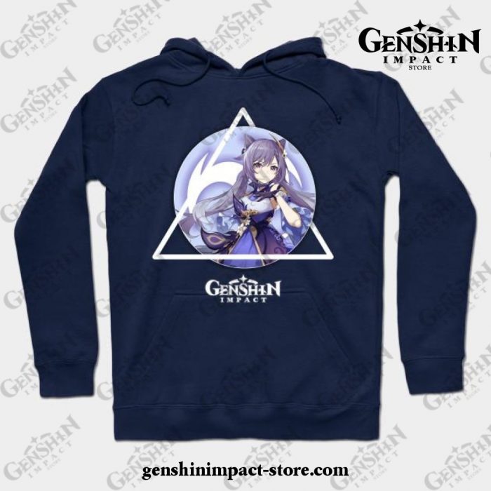 Genshin Impact - Keqing Hoodie Navy Blue / S