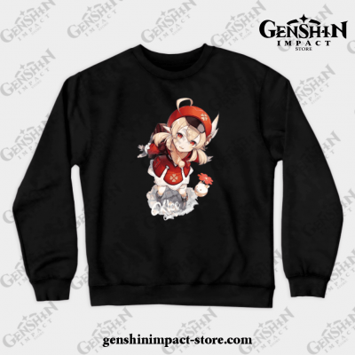 Genshin Impact - Klee 3 Crewneck Sweatshirt Black / S