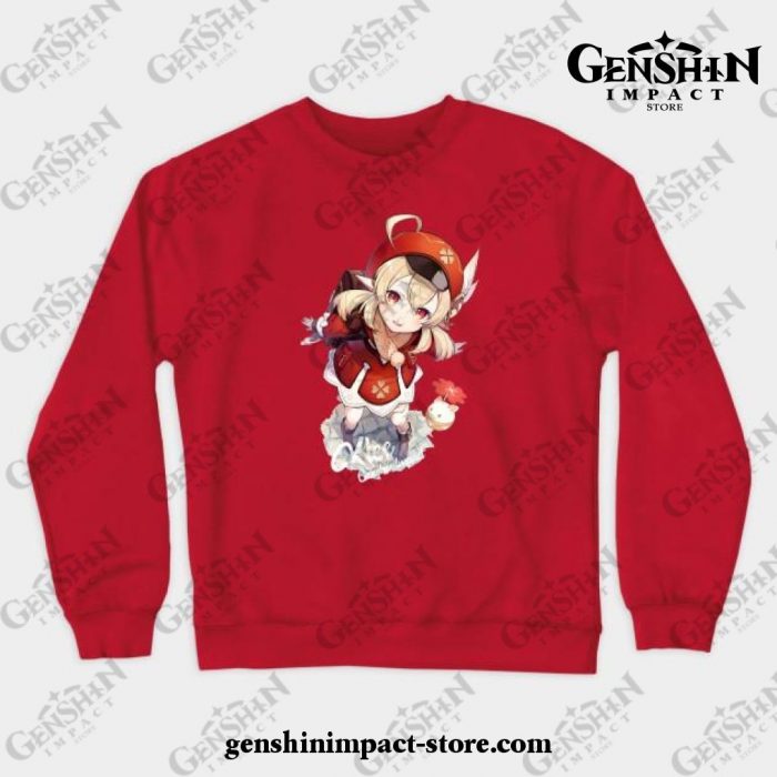 Genshin Impact - Klee 3 Crewneck Sweatshirt Red / S