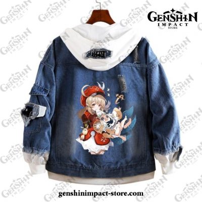Genshin Impact Klee Demin Jacket Style 2 / Xl