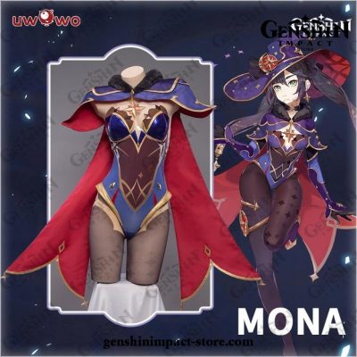 Genshin Impact Mona Cosplay Costume Full Set
