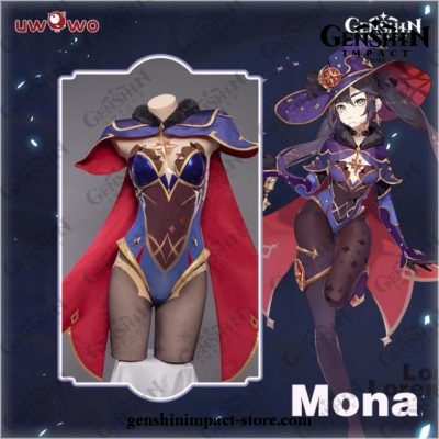 Genshin Impact Mona Cosplay Costume Full Set Set / Xl