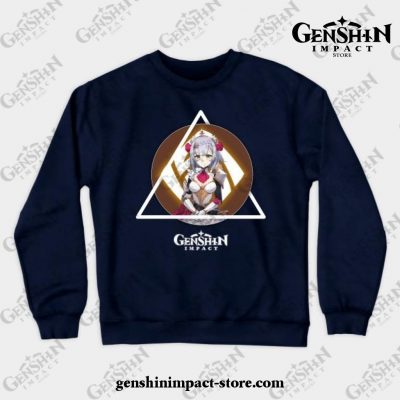 Genshin Impact - Noelle Crewneck Sweatshirt Navy Blue / S
