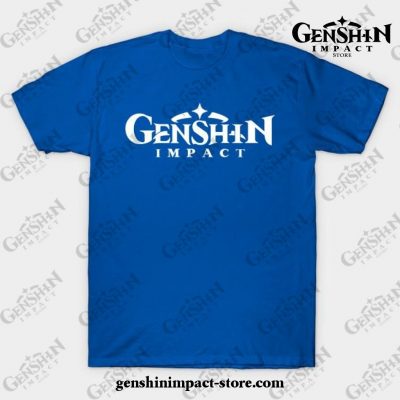 Genshin Impact T-Shirt Blue / S
