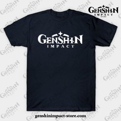 Genshin Impact T-Shirt Navy Blue / S