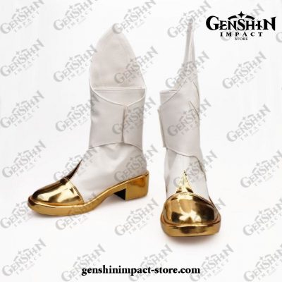 Genshin Impact Traveler Lumine Cosplay Shoes