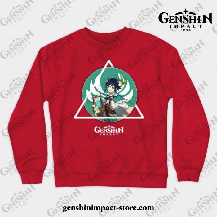 Genshin Impact - Venti 2 Crewneck Sweatshirt Red / S