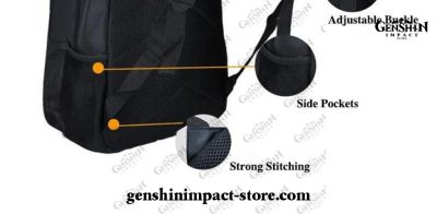 Genshin Impact White Student Backpack