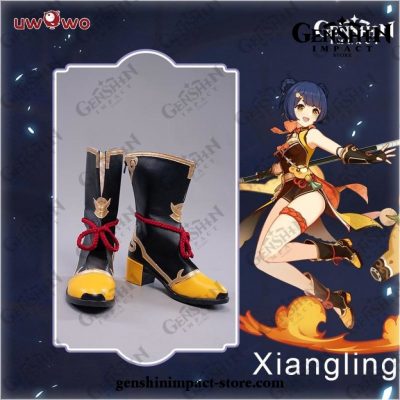 Genshin Impact Xiangling Cosplay Shoes