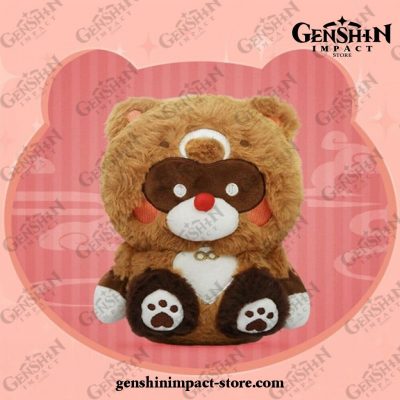 Genshin Impact Xiangling Guoba Raccoon Bear Plush Doll