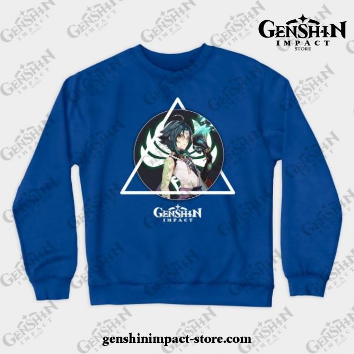Genshin Impact - Xiao Crewneck Sweatshirt Blue / S