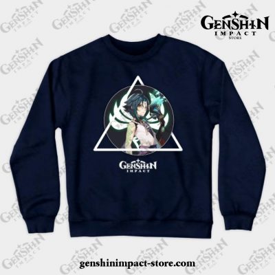 Genshin Impact - Xiao Crewneck Sweatshirt Navy Blue / S
