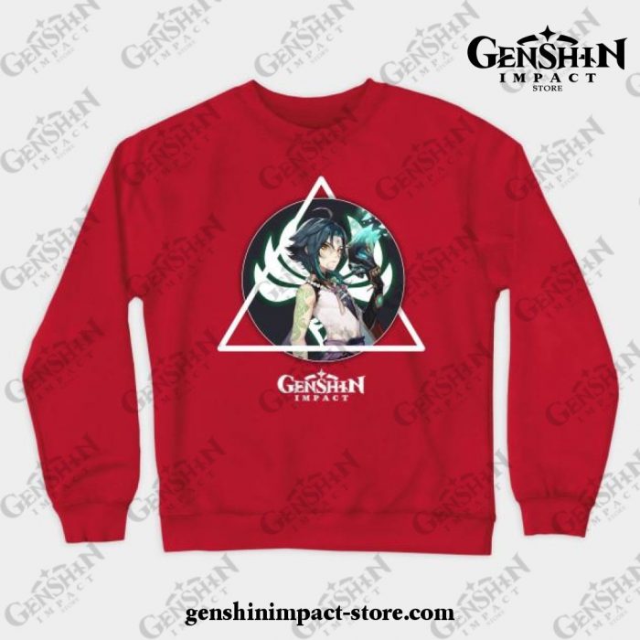 Genshin Impact - Xiao Crewneck Sweatshirt Red / S