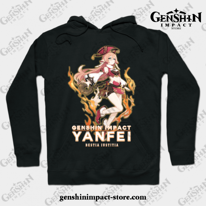 Genshin Impact - Yanfei 2 Hoodie Black / S