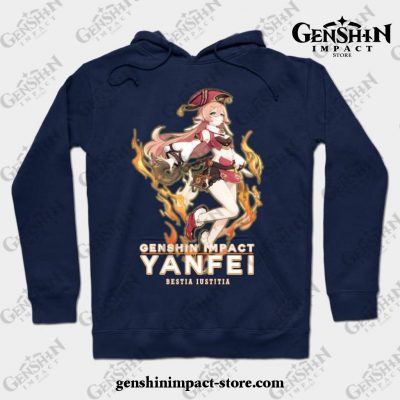 Genshin Impact - Yanfei 2 Hoodie Navy Blue / S