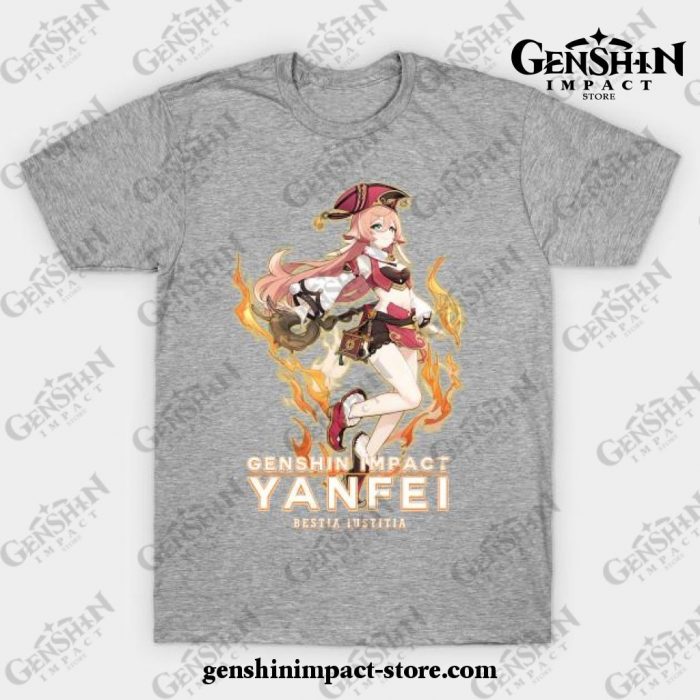 Genshin Impact - Yanfei 2 T-Shirt Gray / S