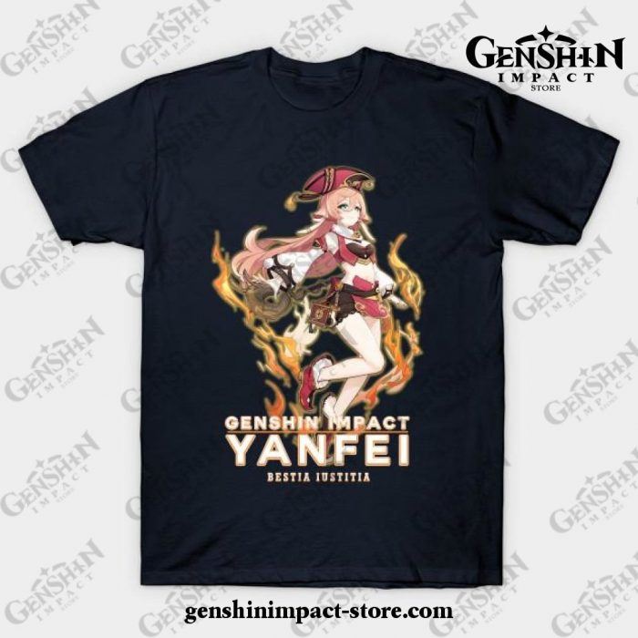 Genshin Impact - Yanfei 2 T-Shirt Navy Blue / S