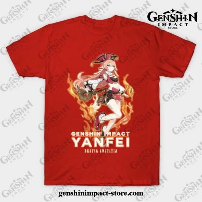 Genshin Impact - Yanfei 2 T-Shirt Red / S