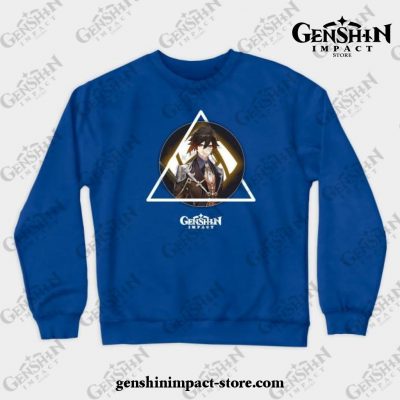 Genshin Impact - Zhongli 2 Crewneck Sweatshirt Blue / S