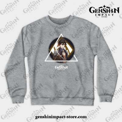 Genshin Impact - Zhongli 2 Crewneck Sweatshirt Gray / S