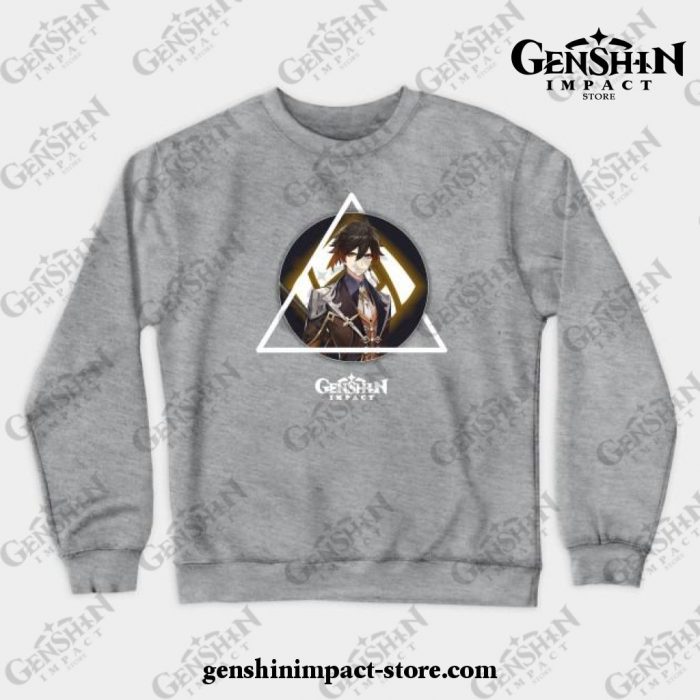 Genshin Impact - Zhongli 2 Crewneck Sweatshirt Gray / S