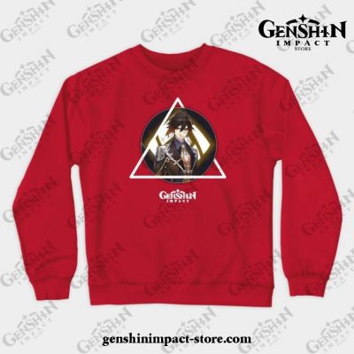 Genshin Impact - Zhongli 2 Crewneck Sweatshirt Red / S