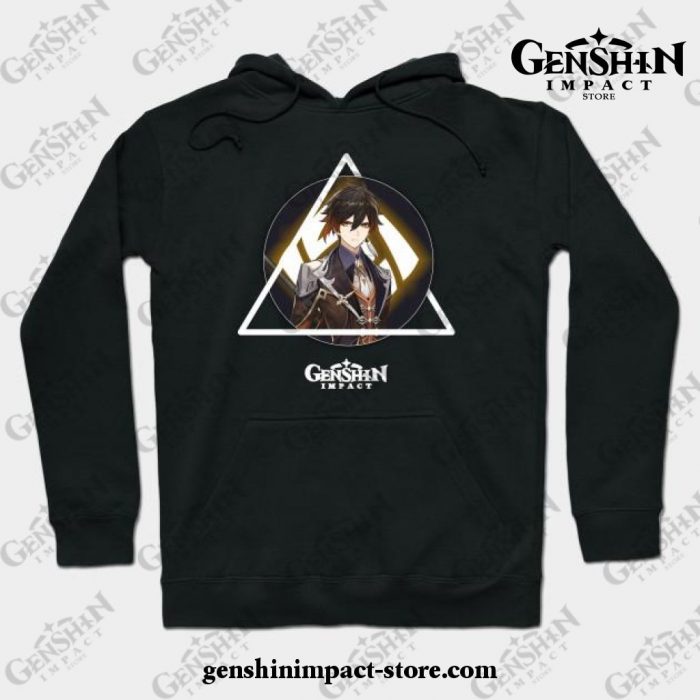 Genshin Impact - Zhongli 2 Hoodie Black / S