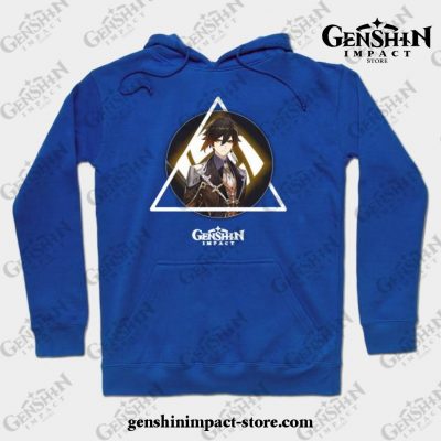 Genshin Impact - Zhongli 2 Hoodie Blue / S