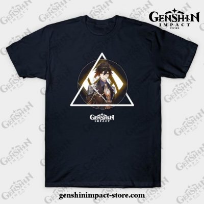 Genshin Impact - Zhongli 2 T-Shirt Navy Blue / S