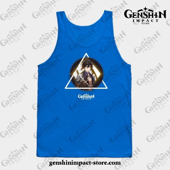 Genshin Impact - Zhongli 2 Tank Top Blue / S