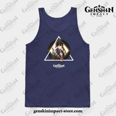 Genshin Impact - Zhongli 2 Tank Top Navy Blue / S