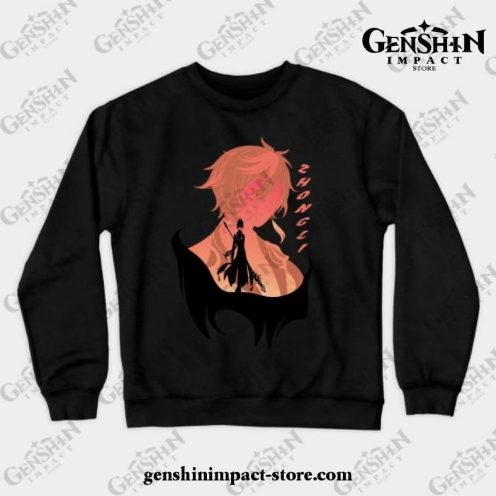 Genshin Impact - Zhongli Crewneck Sweatshirt Black / S