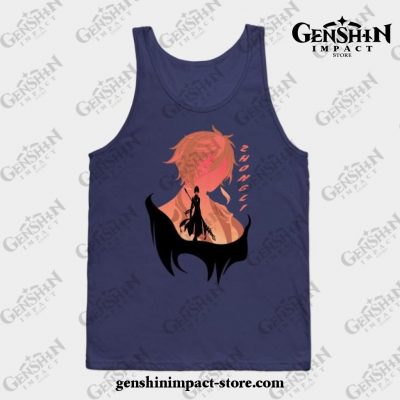 Genshin Impact - Zhongli Tank Top Navy Blue / S