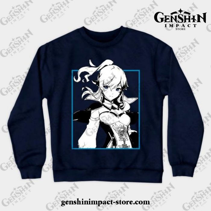 Jean - Genshin Impact Crewneck Sweatshirt Navy Blue / S