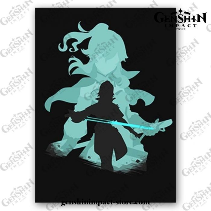 Kazuha Genshin Impact 3D Poster Wall Art