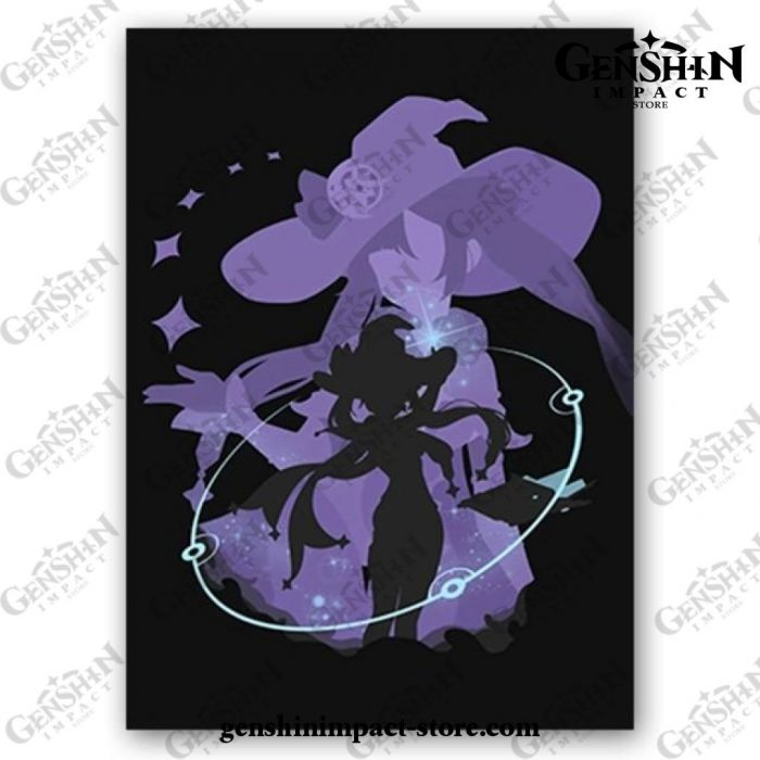 Mona Genshin Impact 3D Poster Wall Art