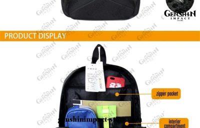 New 2021 Genshin Impact 3D Student Backpack