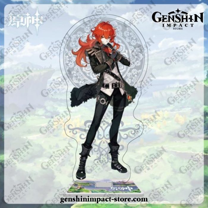 New Arrival Genshin Impact Figure Acrylic Stand Model Diluc