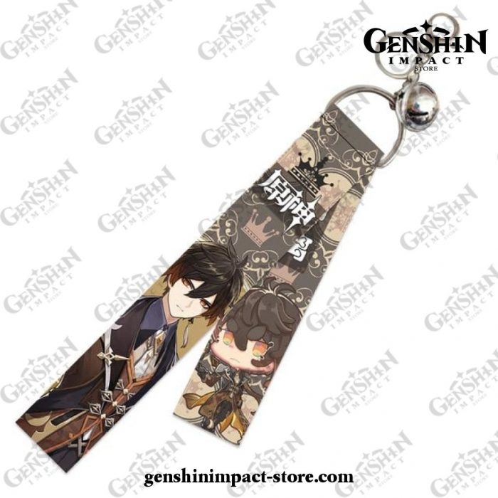 New Arrival Genshin Impact Keychain Lanyard Style 4