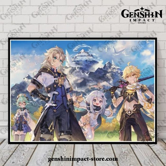 New Design Game Genshin Impact 3D Poster Wall Art