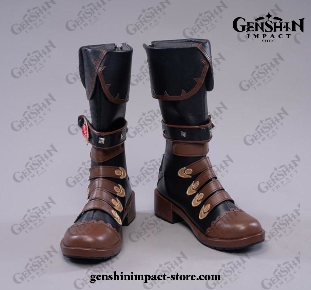 Genshin Impact Diluc Shoes Cosplay Men Boots