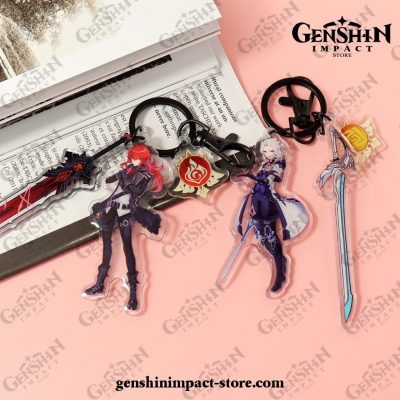 New Genshin Impact Pendant Weapon Keychain