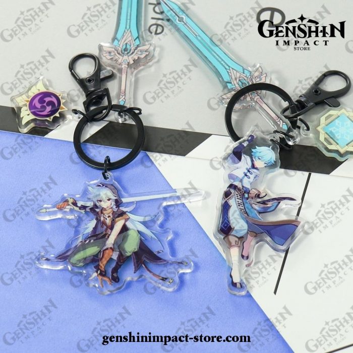 New Genshin Impact Pendant Weapon Keychain