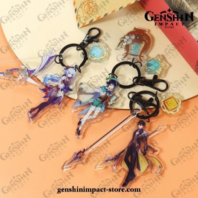 New Genshin Impact Pendant Weapon Keychain