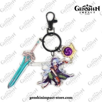 New Genshin Impact Pendant Weapon Keychain Leize