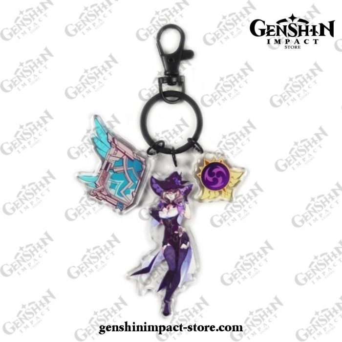 New Genshin Impact Pendant Weapon Keychain Lisa