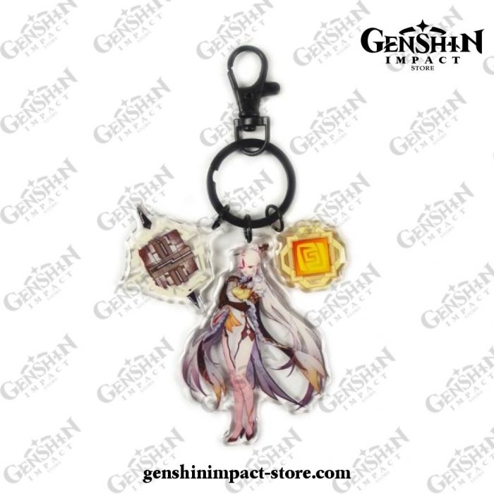 New Genshin Impact Pendant Weapon Keychain Ningguang