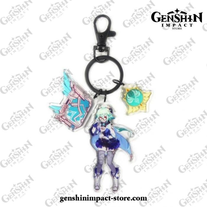 New Genshin Impact Pendant Weapon Keychain Shatang